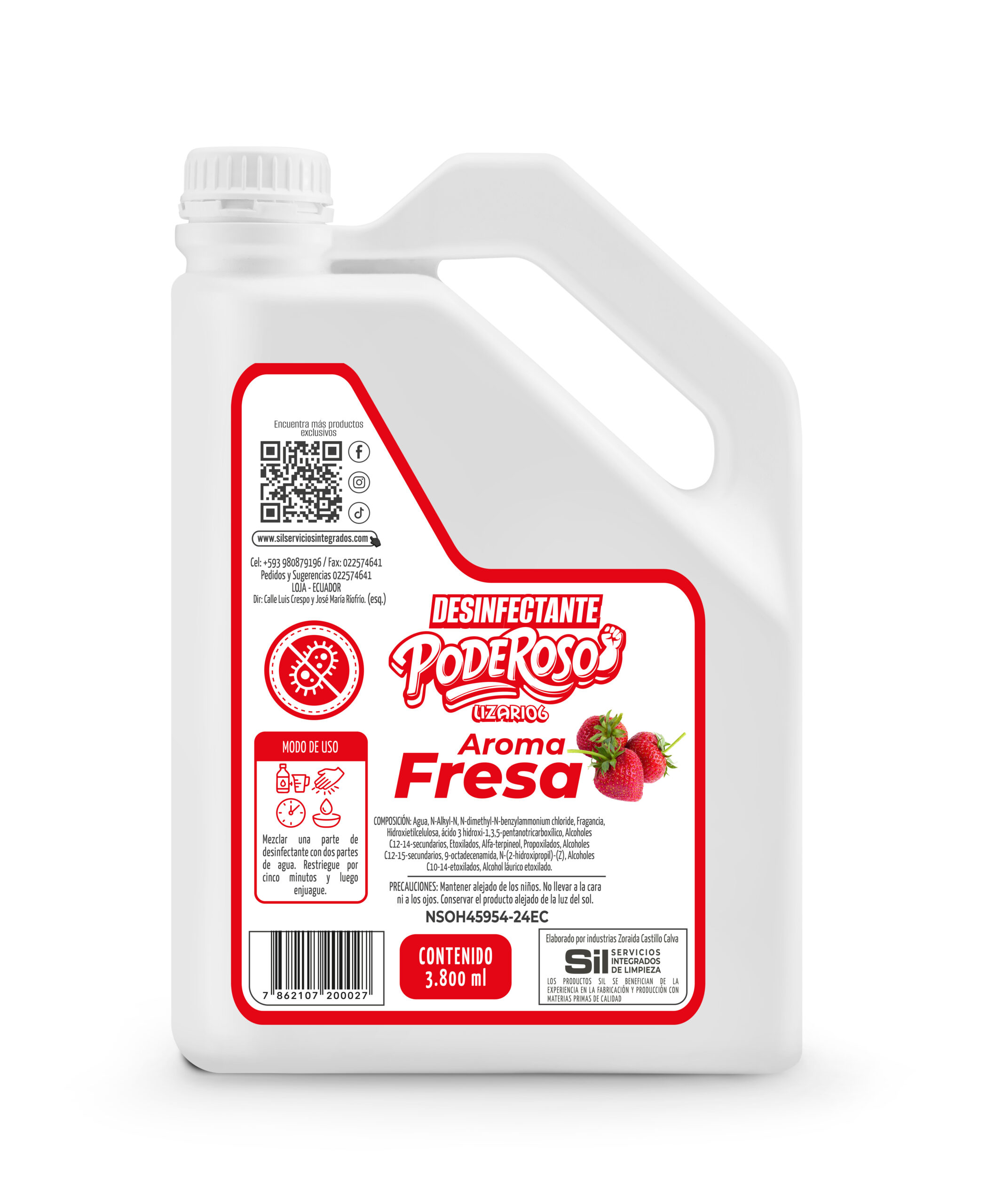 Desinfectante Aroma Fresa